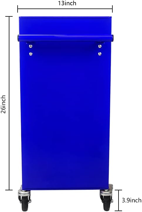 Garage Workshop Rolling Heavy Duty Tool Cabinet Chest 4-Drawer Rolling Cabinet with Interlock System and Wheels
