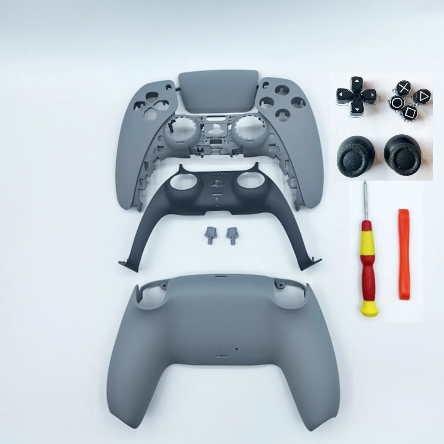 Custom Replacement Front Shell Touch Pad P-5 Controller DIY Housing Case for PS5 Bdm 010/020/030/040/050