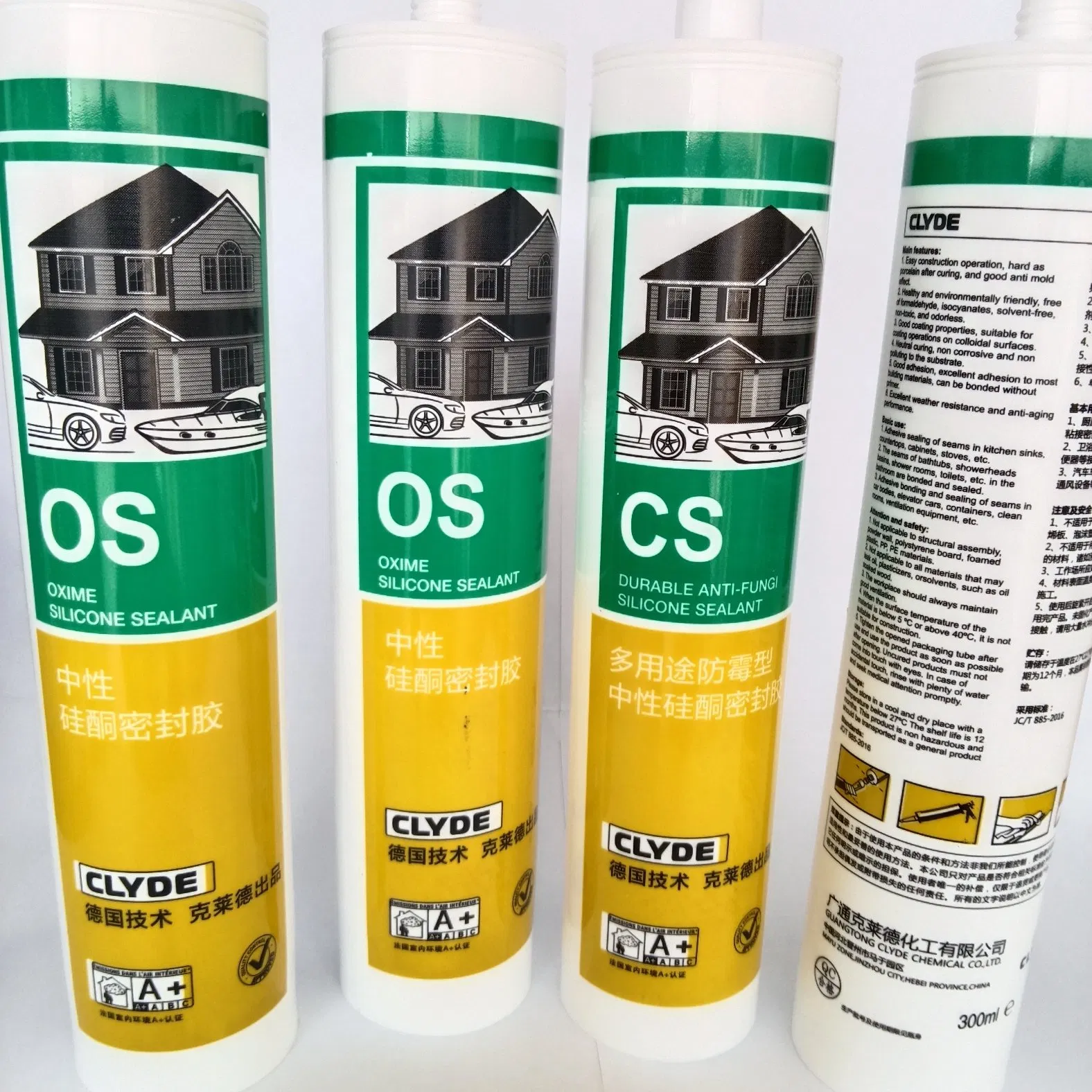 Weather Resistance Neutral Cure Silicone Sealant for Toilet