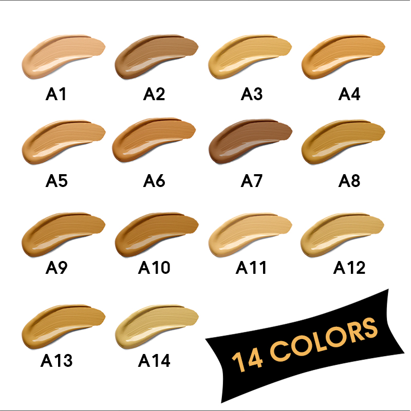 Full Coverage Liquid High Quality Make Your Own Brand Organic Liquid Foundation