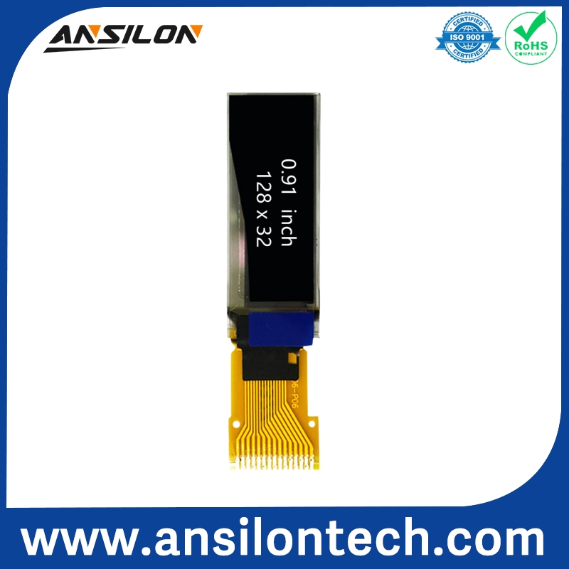 OLED-дисплей 0.91 дюйма 128x32, монохромный