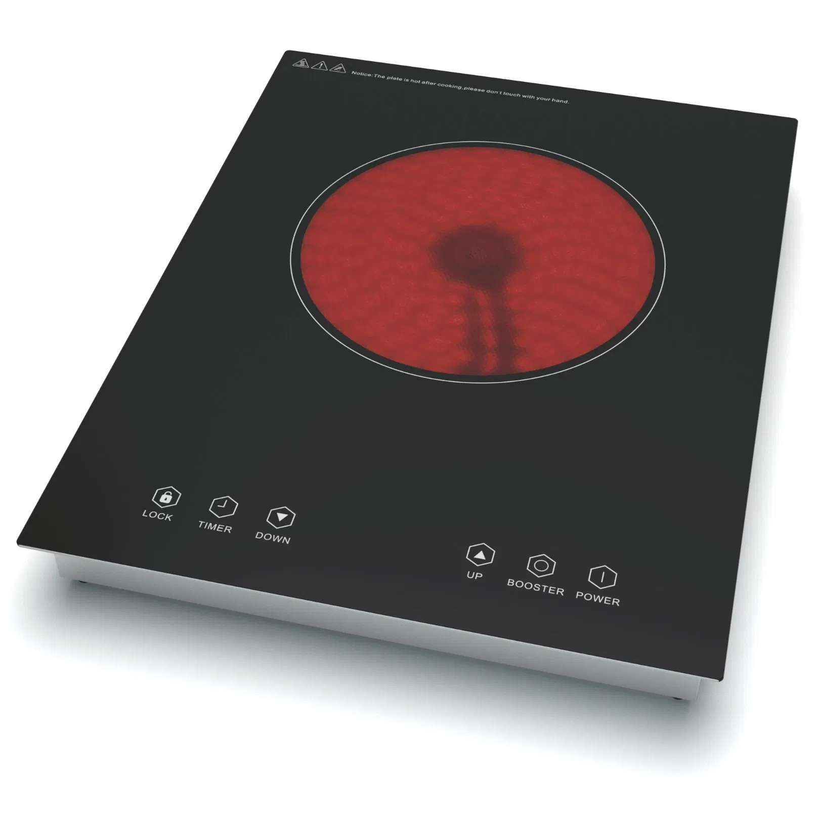 Glass Infrared Cooktop Vertical Infrared Cooker, Built-in Type 