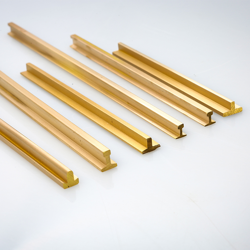 TV Background Wall Brass T-Shaped Metal Decorative Strip Villa Hotel Inlaid Decorative Brass Strip Metal Tack Copper Strip