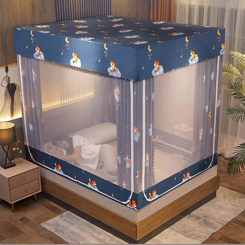 Wholesale Bedroom Curtain Integrated Anti-Fall High-End Children's Blackout Home Mosquito Net