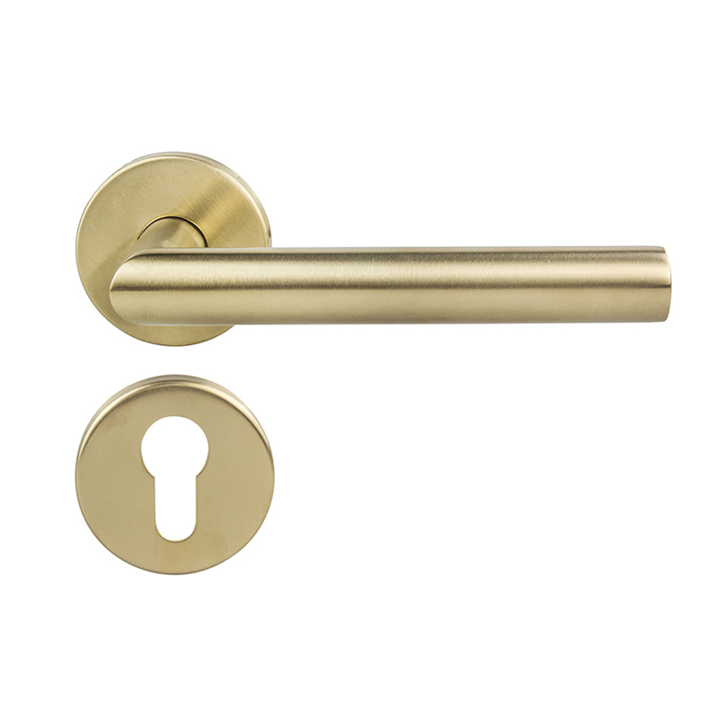 Fast Lead Time Stainless Steel Tube Wooden Door Handle