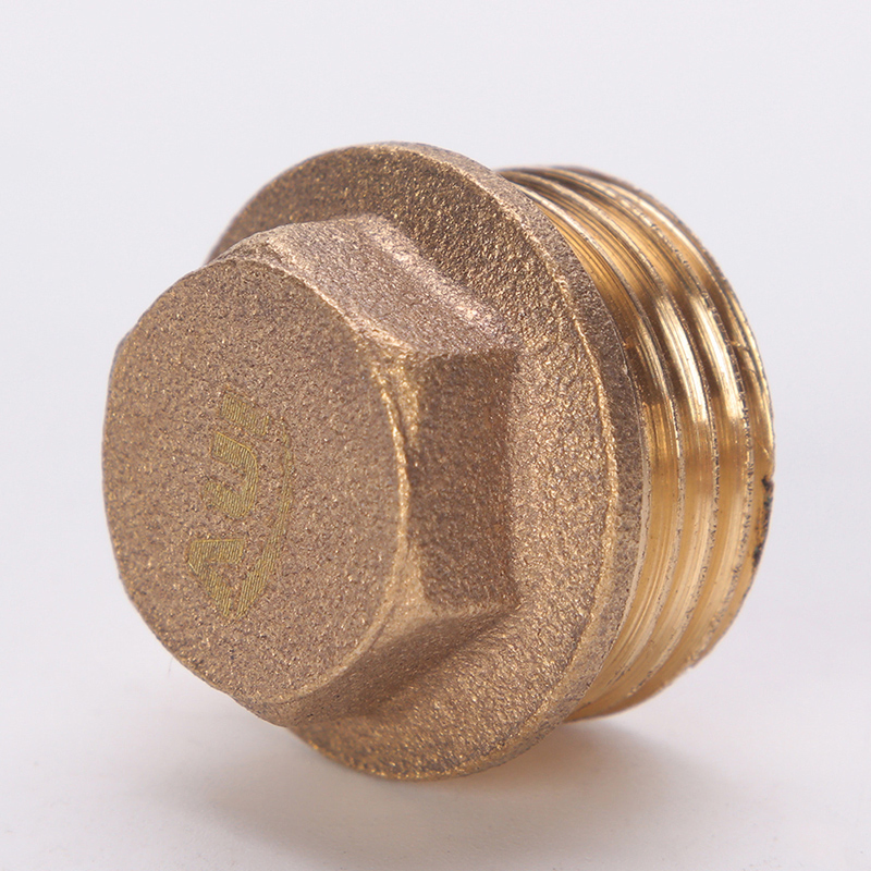 Brass Plumbing Plug Connector Pipe Fitting for Water