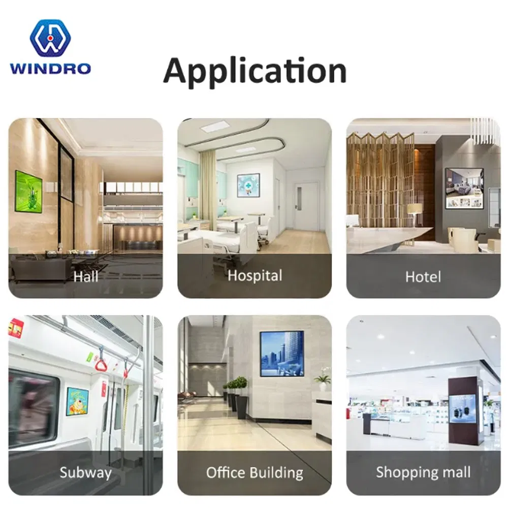 Квадратный 4K дисплей для цифровой рекламы с сенсорным экраном