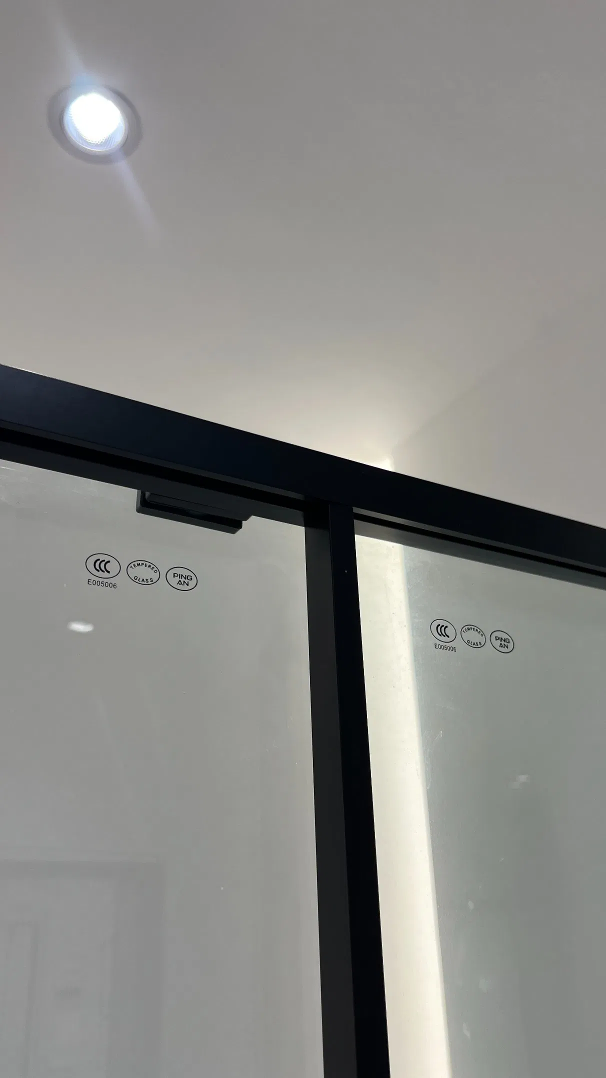 Hot Selling Sliding Shower Door with Tempered Glass for Hotel and Villa Bathroom