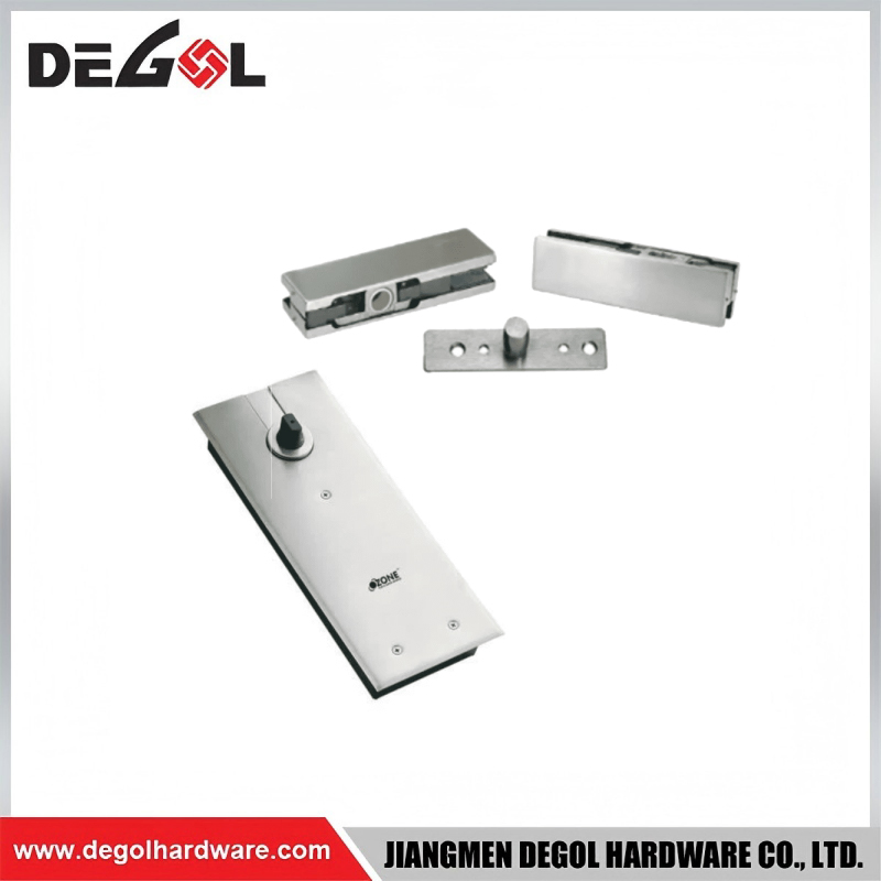 Solid Stainless Steel Floor Hinge High Load Bearing Capacity for Hotel Lobby Doors