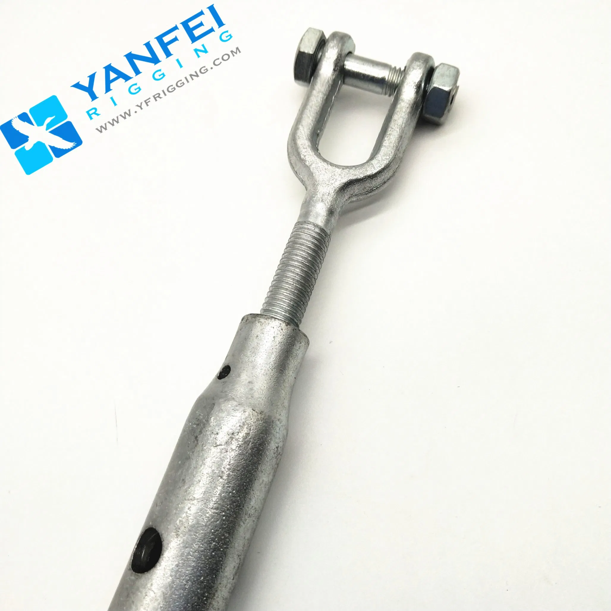 Galvanized DIN1478 Jaw & Jaw Type Turnbuckle