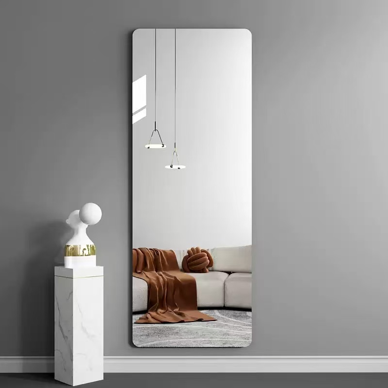 Multi-Functional All-in-One Dressing Mirror to Display The Clock and Temperature.