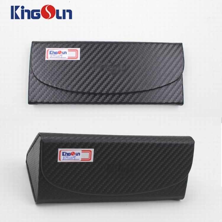 Custom PU PVC Triangel Eyeglasses Box Glasses Bag Sunglass Carry Bags Sunglasses Case