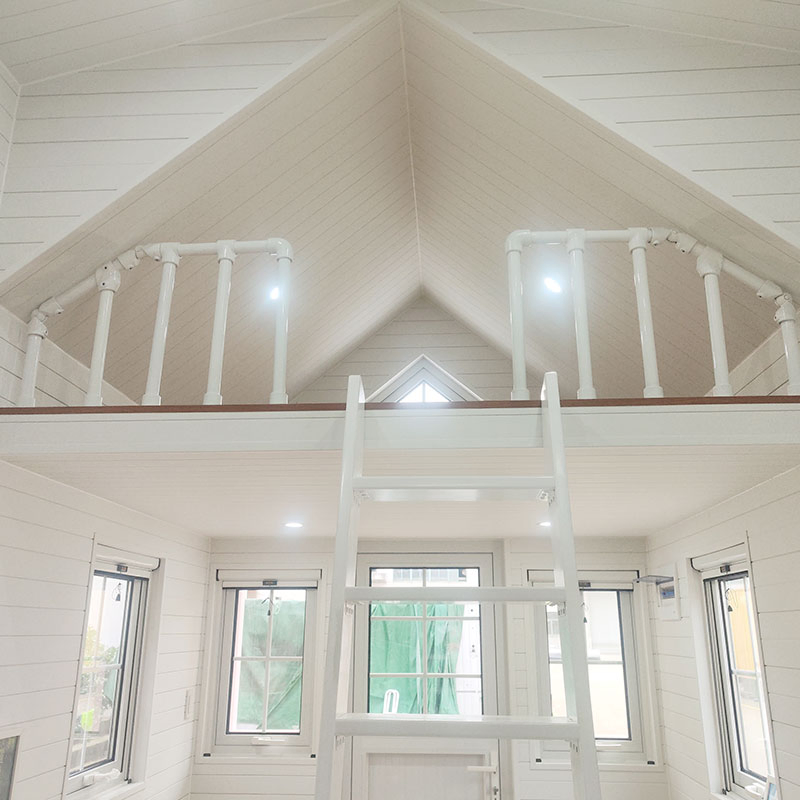 Prefabricated Modular Home with Light Steel Framing Tiny House on Wheels for Sale