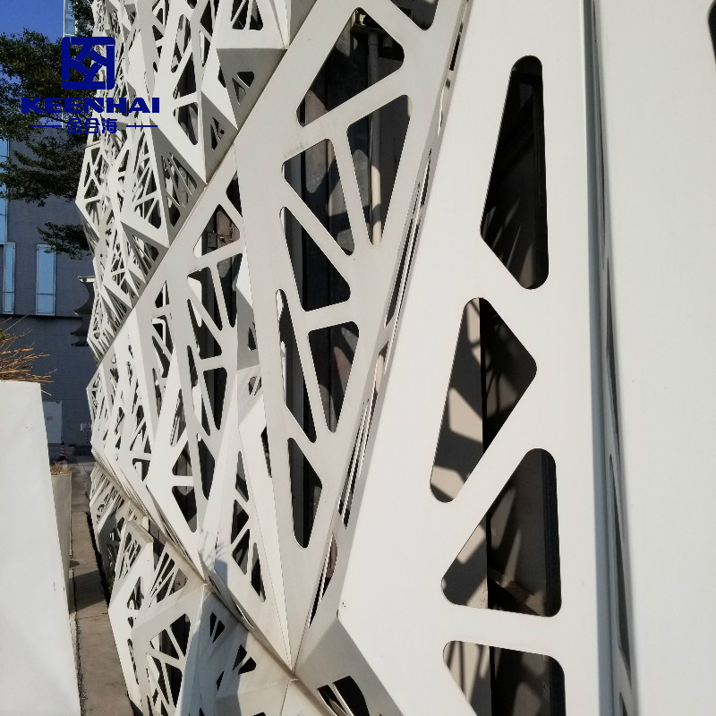 External Cladding Panels Exterior Wall Cladding Facade 3D Aluminum Siding Wall Panels (KH-CW-54)