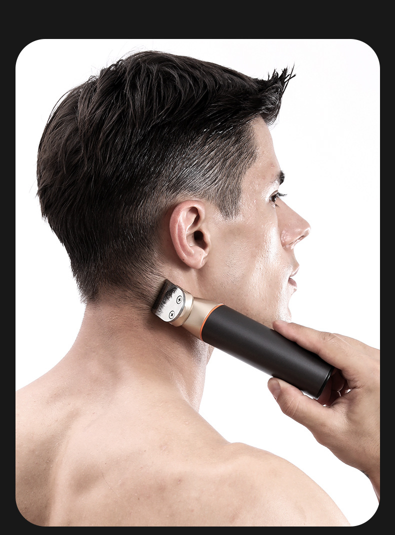 Men's Electric Trimmer for Nose Hair, and Washable Device for Use All Over The Body.