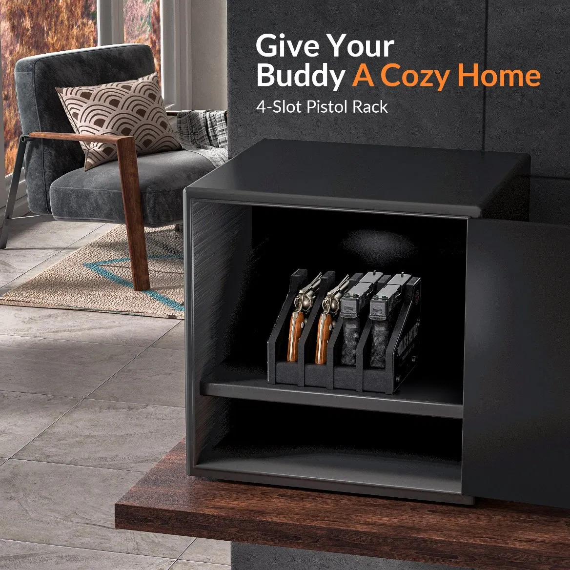 Common Magazine Rack EVA Foam Bracket with Screwdriver Flexible Pistol Organizer