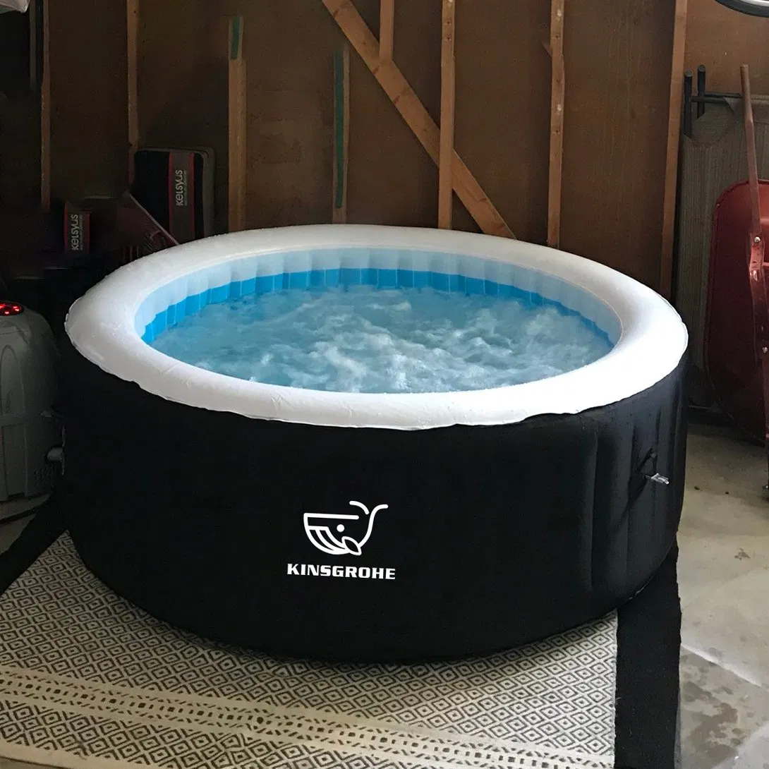 Надувная ванна с гидромассажем и пузырьками