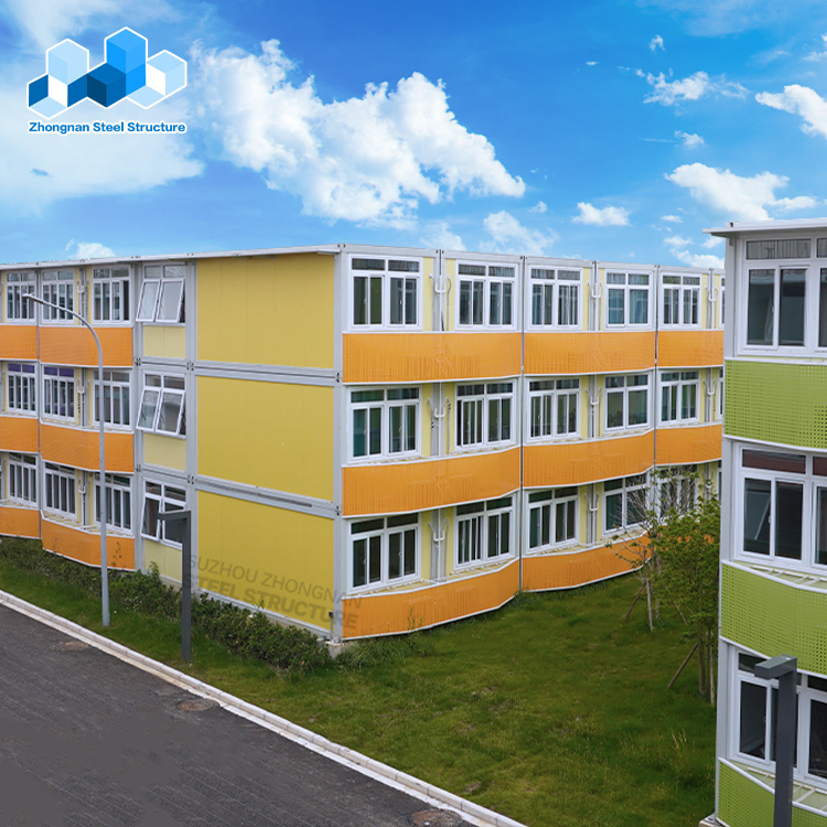 From Factory Office Mobile Homes Accommodation Dormitory School Hospital Building Steel Tiny House Portable 2 Bedroom Assemble Prefabricated Container House