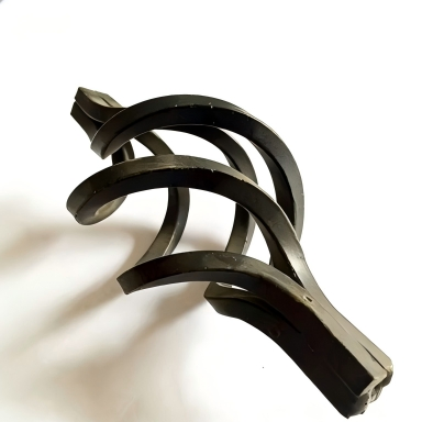 Rustproof Wrought Iron Twisted Courtyard Door Fence Decor Reinforced Wall Basket