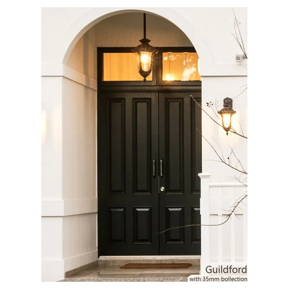 High Quality Cheap Price Premium Quality Modern Design Entry Teak Color Interior Wooden Door