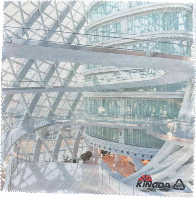 Wholesale Customised Cartoon Microfibre Cleaning Cloth Digital Printed RPET Cloth