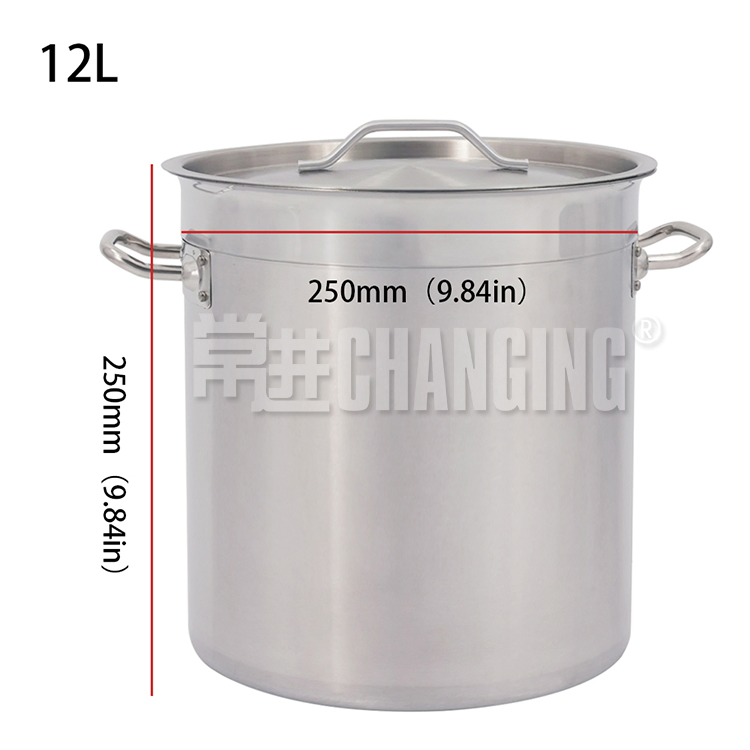 Changing Standard Stockpots Stainless Steel 21 Quart Professional Grade Stock Pot with Lid
