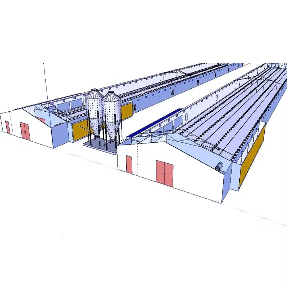 H Section Steel Steel Structure Prefab Storage Shed for Farm