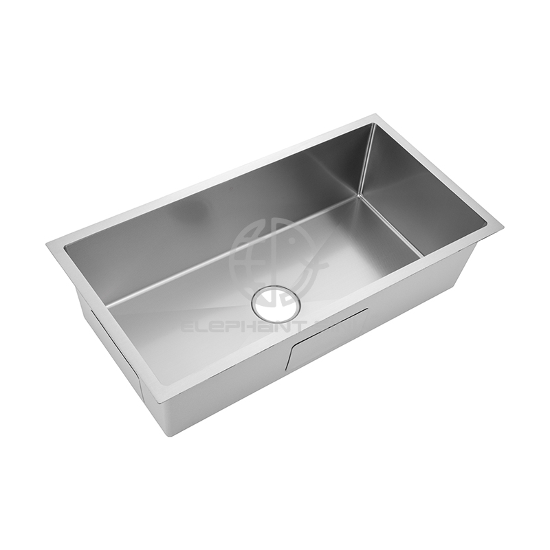 Eco-Friendly Undermount High Quality Kitchen Stainless Steel Handmade Sink and Faucet Combo