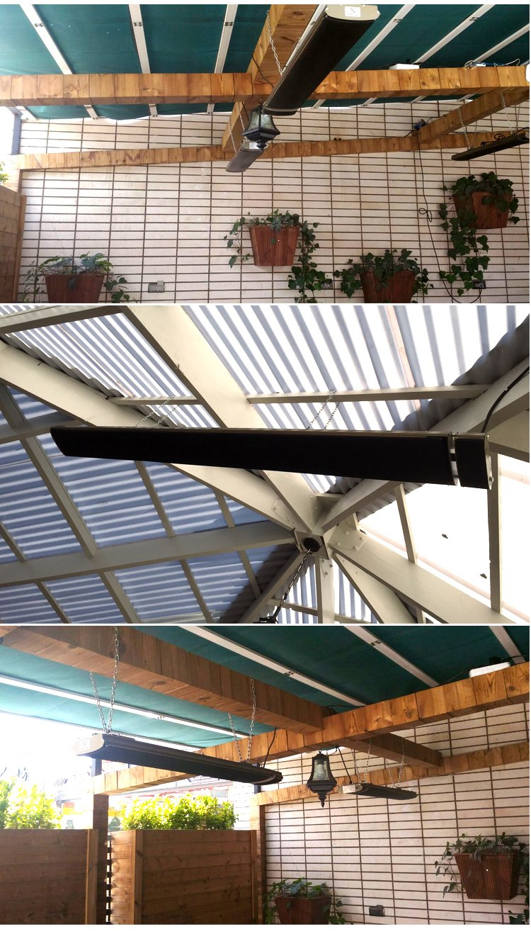 Electric Radiant Heaters for Outdoor or Hard-to-Heat Indoor Area