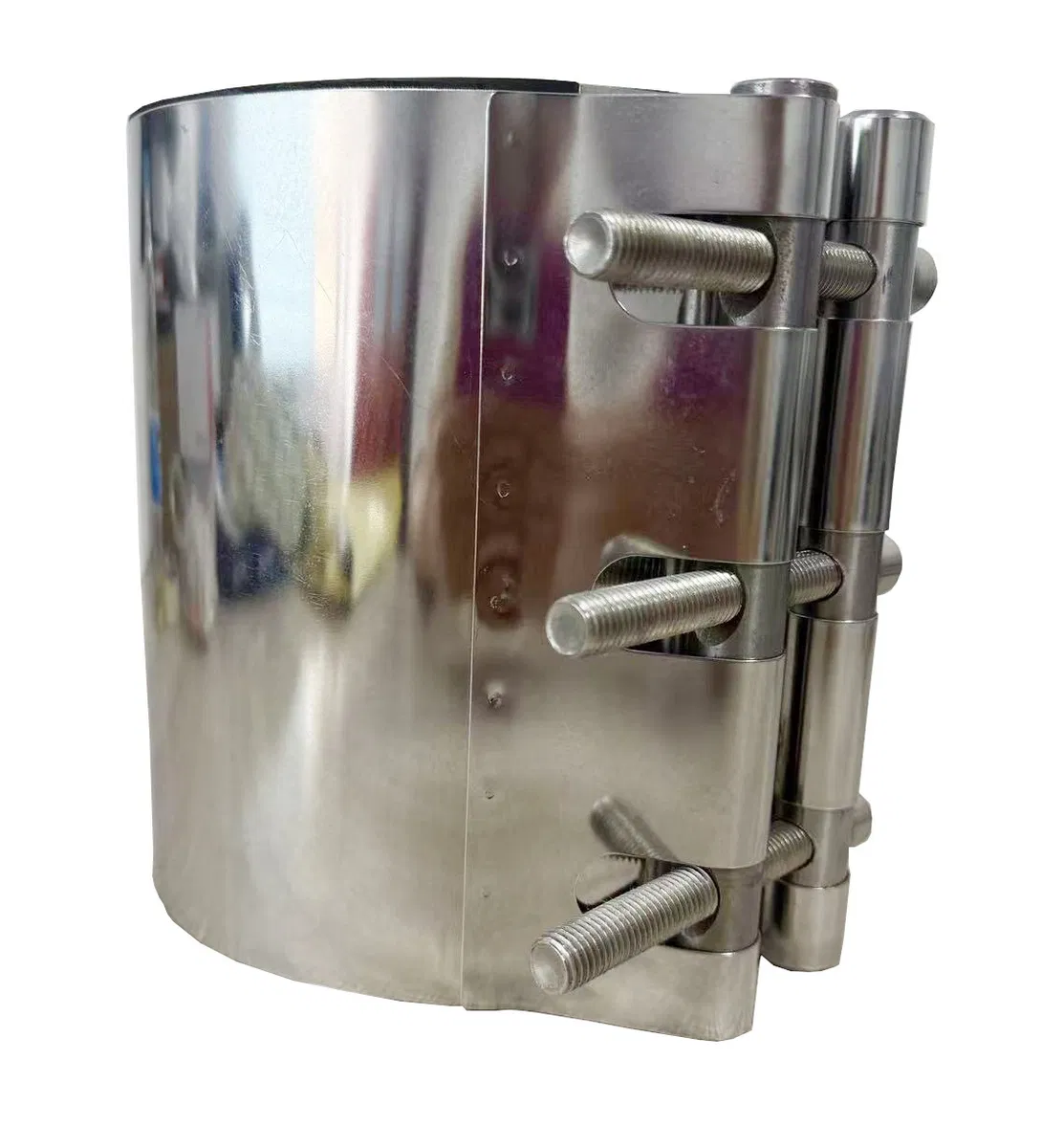 Full-Open SS304 316 Stainless Pipe Repair Clamp Pipe Fittings Pipe Clamp Pipe Leak Clamp Coupling