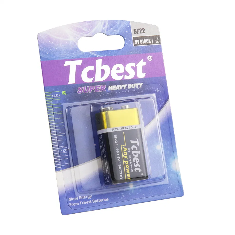 Батарейка 9В Super Heavy Duty 6F22 для детекторов дыма