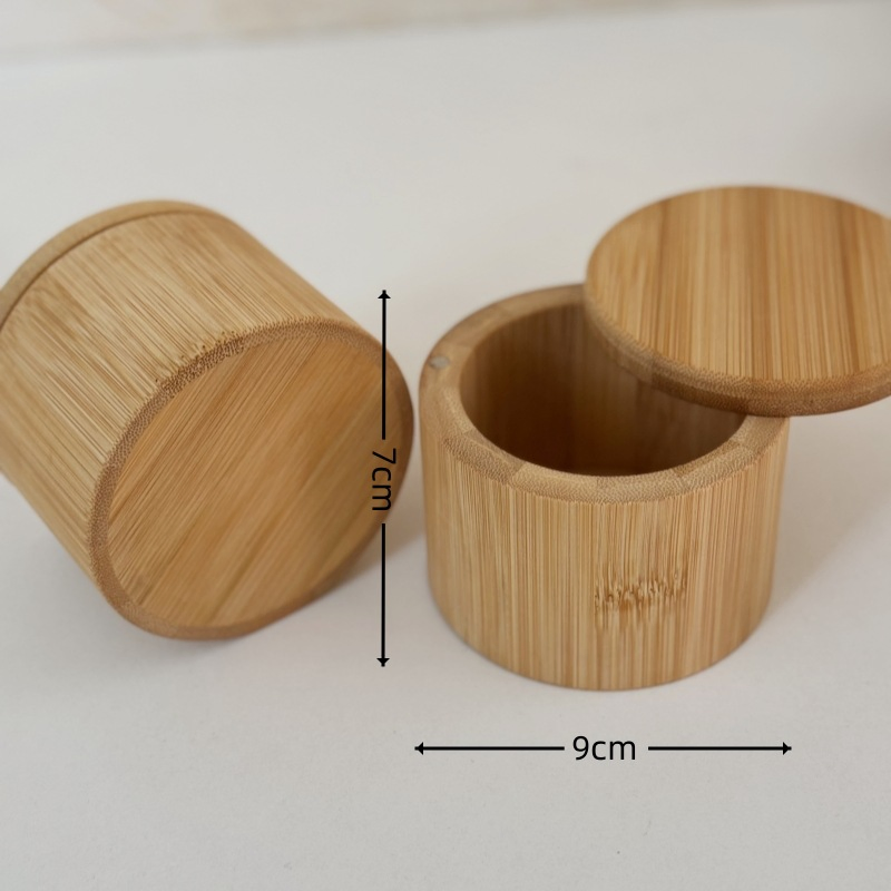 Бамбуковая банка для специй с 5 отделениями