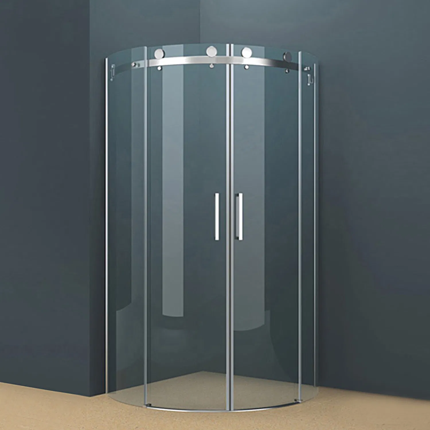 Luxury Tempered Glass Shower Door Fashion Simple Bathroom Enclosure (HS42A)