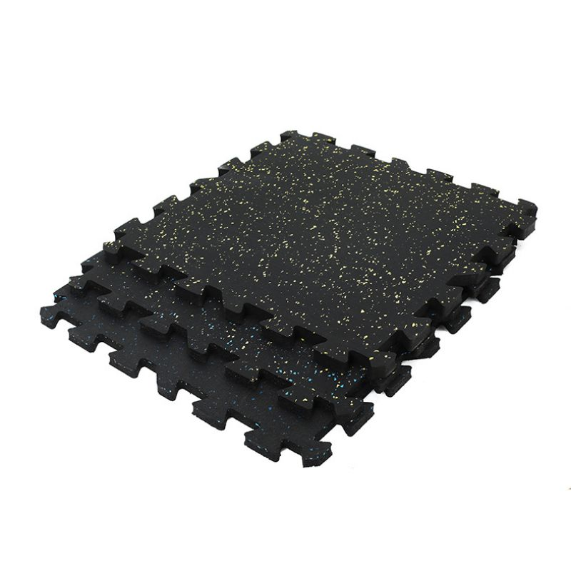 Gym Rubber Interlock Flooring Tile Rubber Puzzle Tiles Gym Rubber Floor Tiles