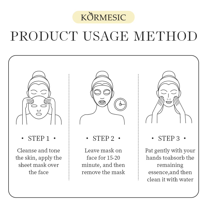 Luxury Honey Extract Skin Brightening Rose Facial Mask