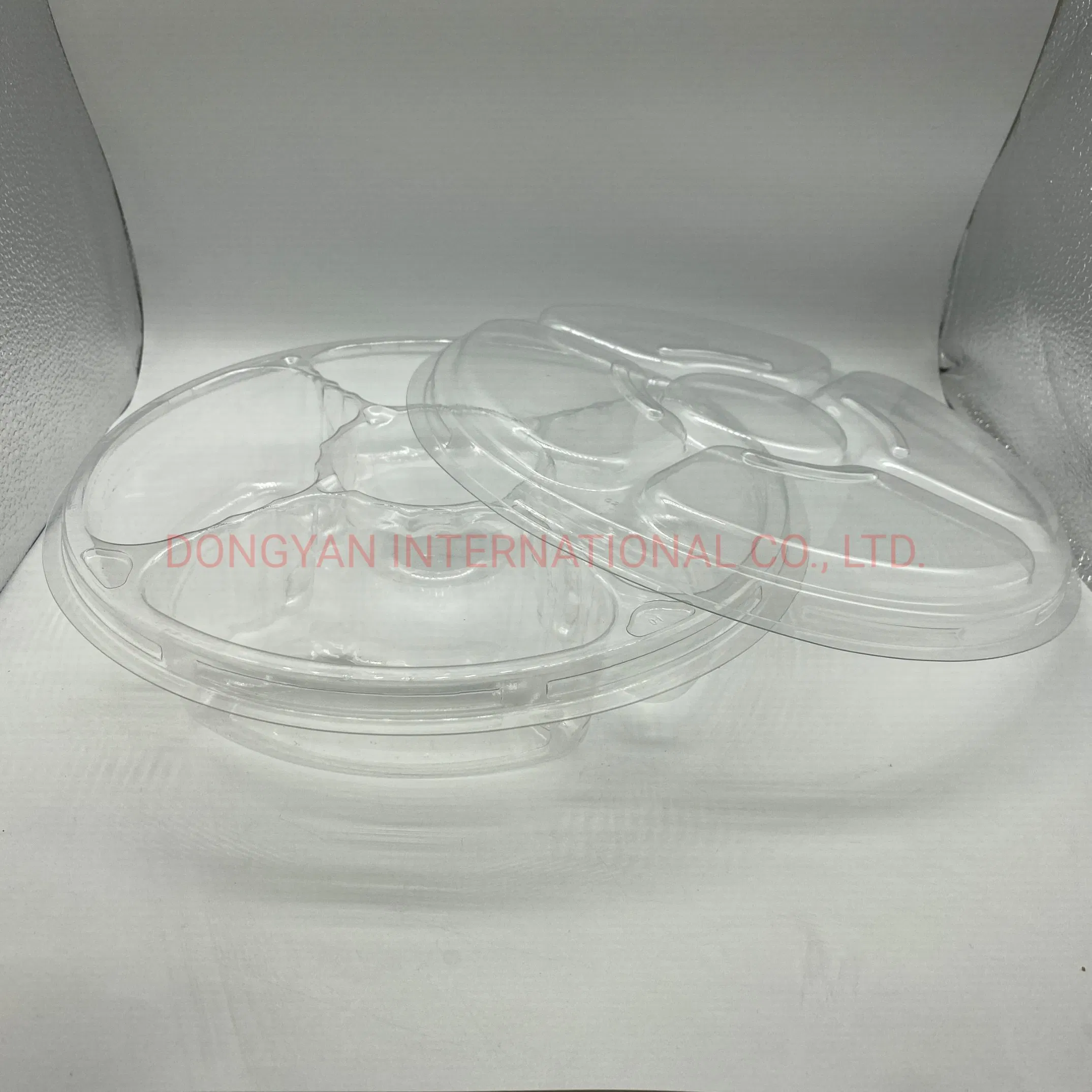 5 Component Container Plastic Tray Box Snack Food Blister Tray with Winko