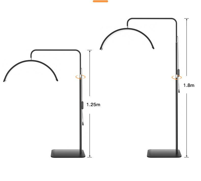 Adjustable 28 Inch Half Moon Light for Nail Salon Wholesale