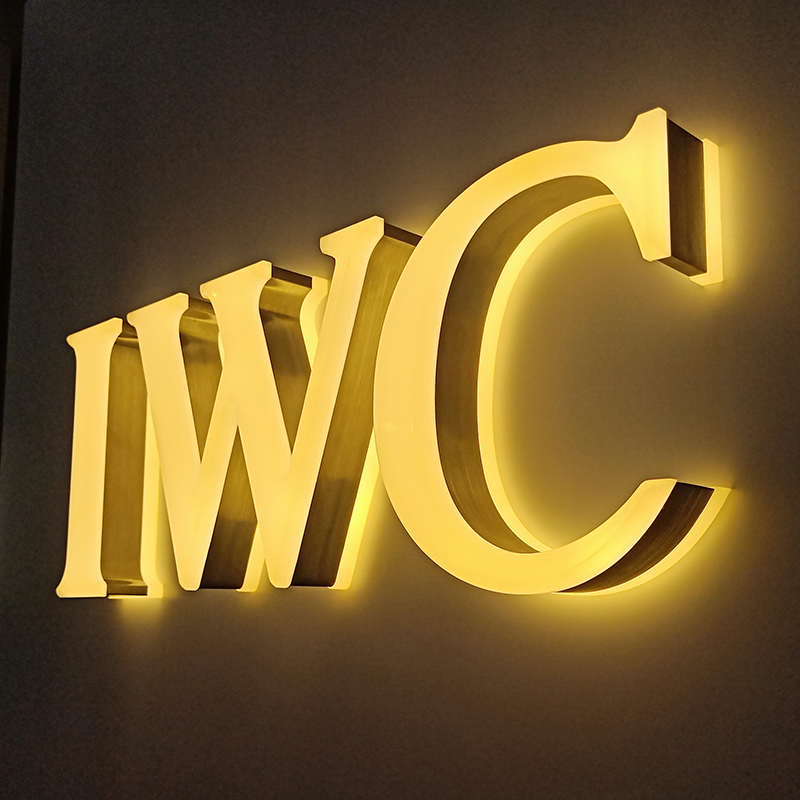 Ezd Custom Advertising Outdoor Business Logo Light 3D LED Channel Letter Sign