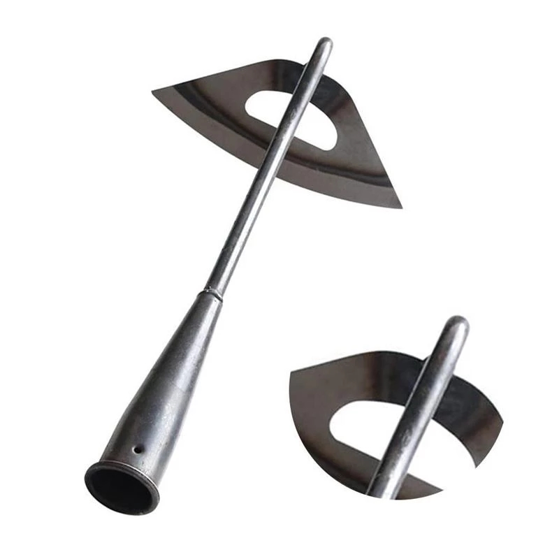 Hoe Farm Tools for Planting Vegetables and Weeding Special All-Manganese Steel Gardening Hand Hollow Small Hoe Lightweight Weeding Artifact