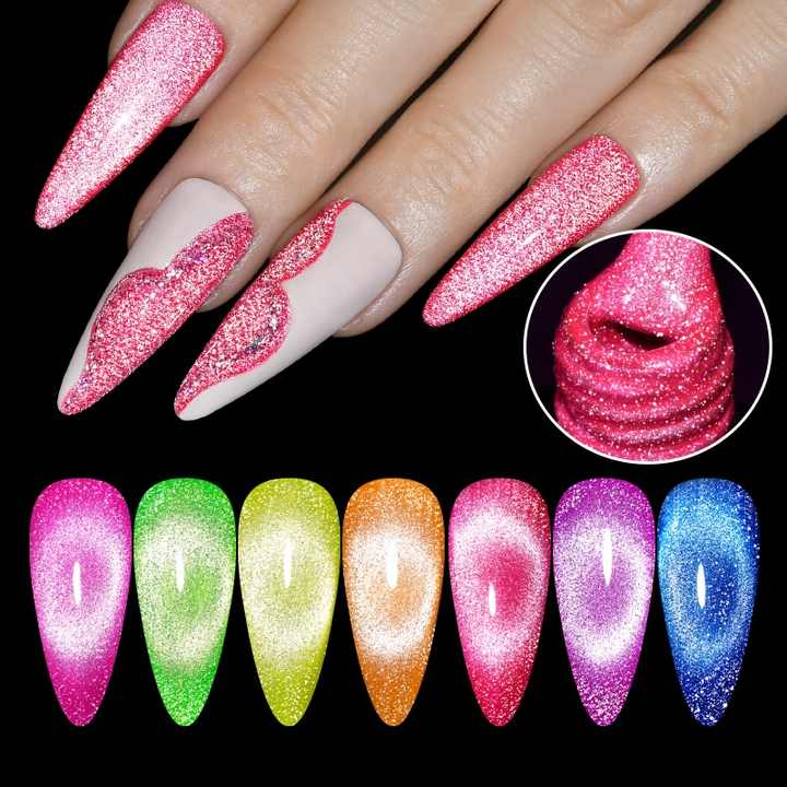 Roniki 9d Cateye Magnetic Color Custom Logo Very Good Soak off UV Nail Cat Eye Gel Polish