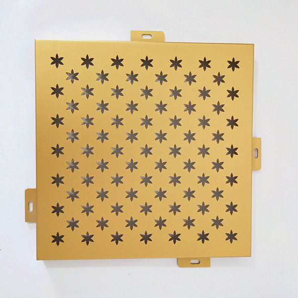 CNC Laser Cutting Perforated Aluminum Wall Panels for Exterior Wall Decoration