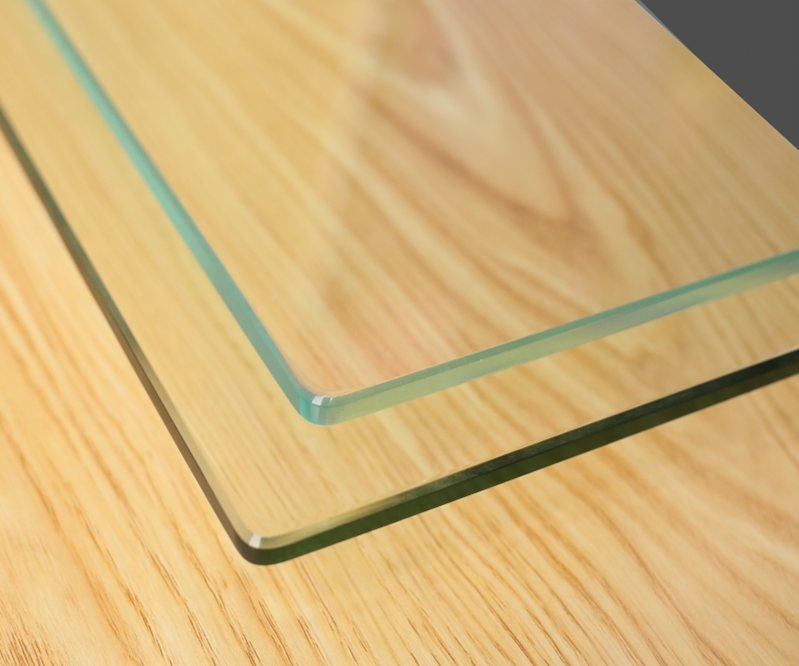 3.2mm Safety Tempered Glass Refrigerator Shelf with DOT Pattern Printed