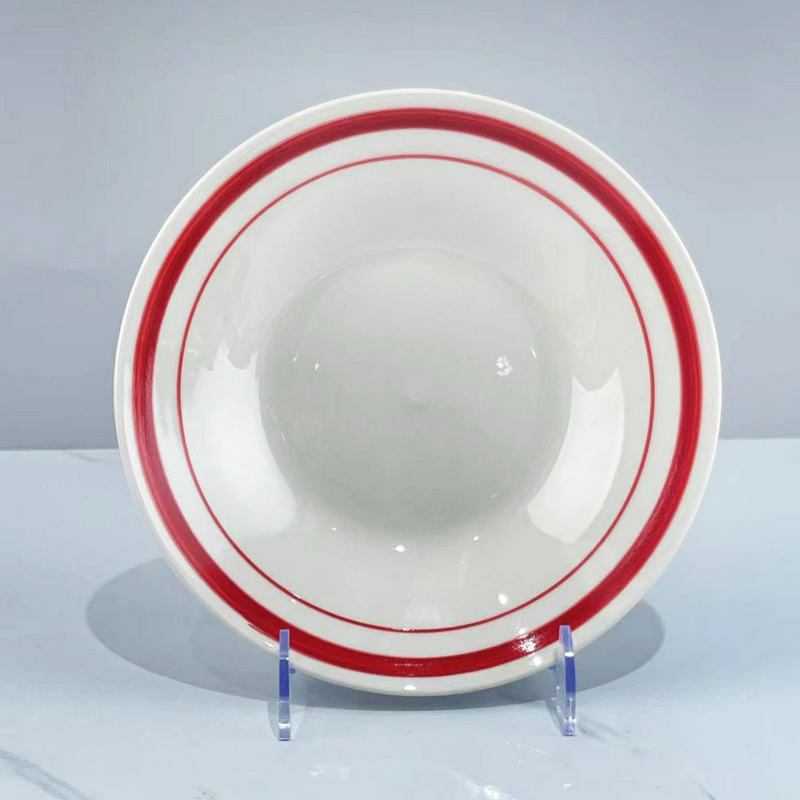 Soup Plate 8"9" Color Line Porcelainware Ceramics Tableware