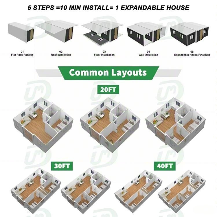 Portable Tiny Module Home Ready Container Luxury Prefab Modular House Casa Contenedor