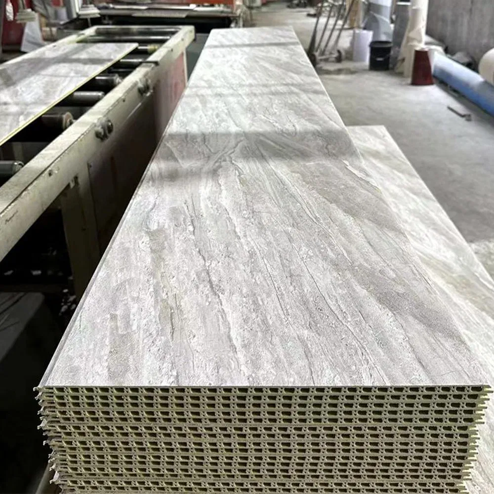 WPC 3D Embossed Wood Plastic Composite Wall Panel Board