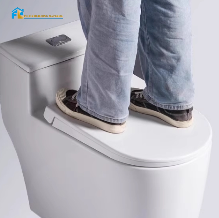 Fluor Comfortable Toilet Seat Cover Anti-Oxidant Plastic
