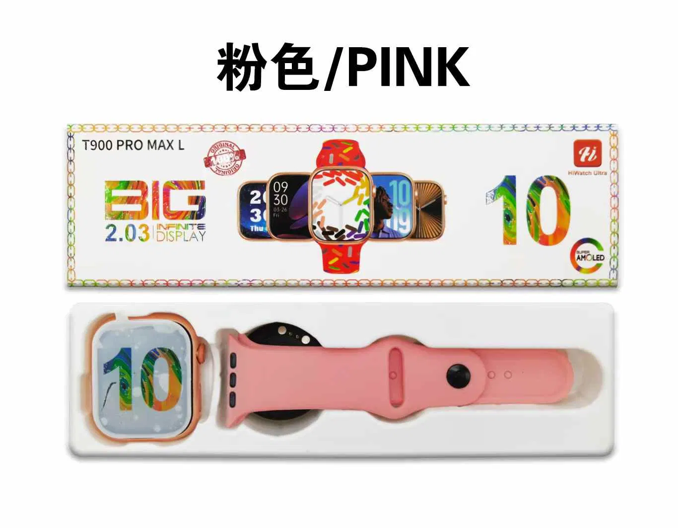 Factory Directly Gift Watches 44mm Wireless Charging Sport Smart Watch for T900 PRO Max L