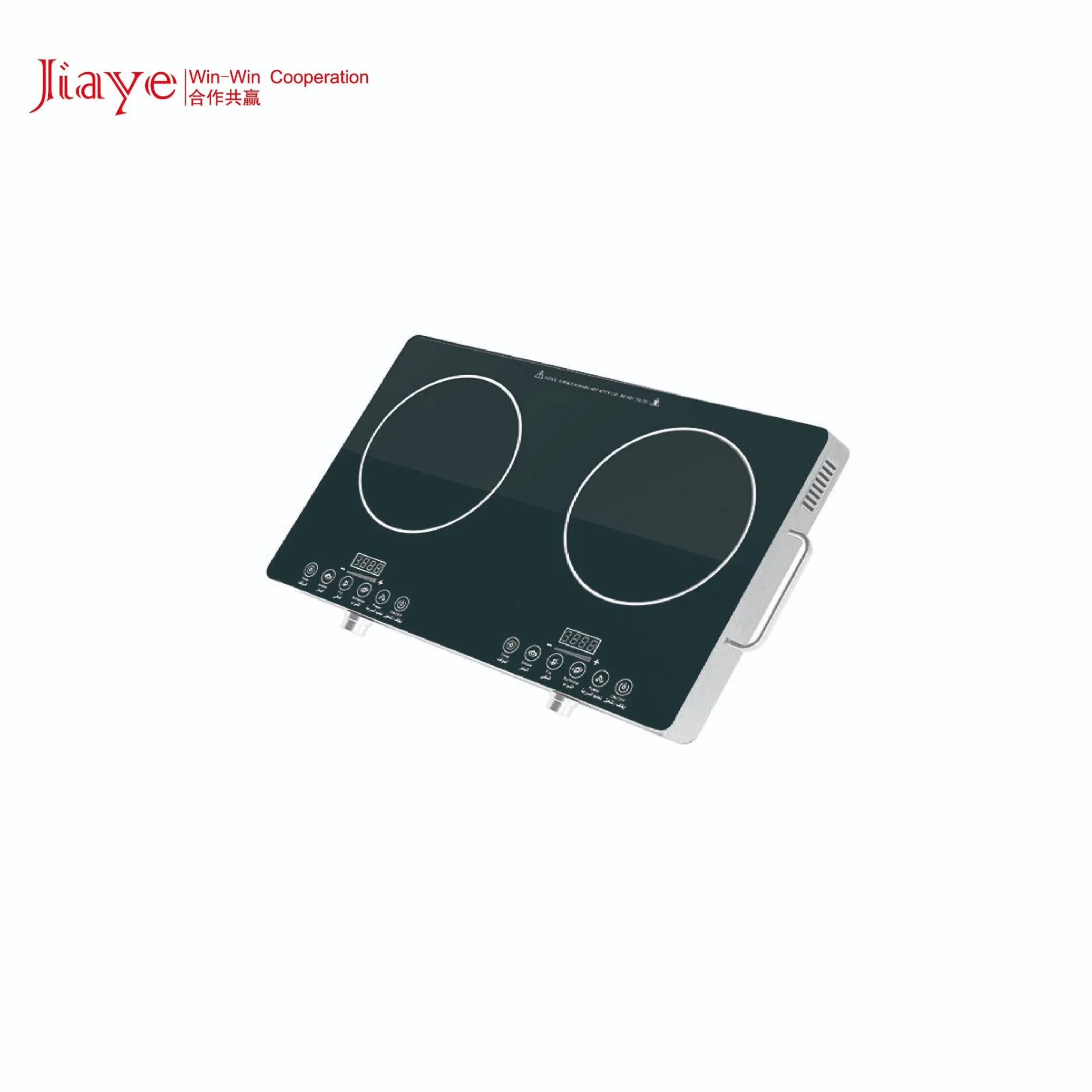 Wholesale Crystal Glass Panel 2 Burner Table Infrared Cooker