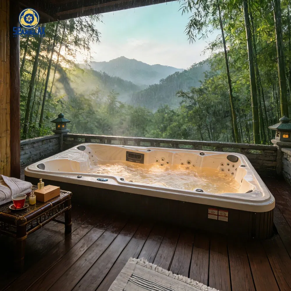 Акриловая SPA-ванна для 9 человек с массажем