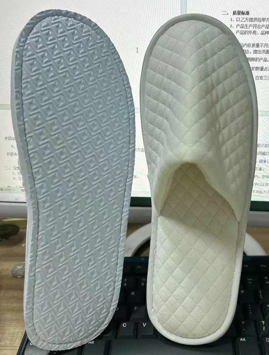 Luxury Anti-Static Disposable Hotel Slippers for Adults and Children